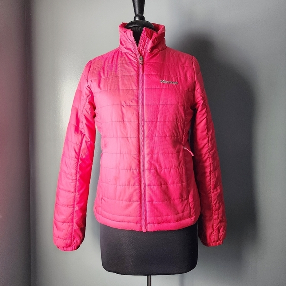 Marmot Brilliant Pink Puffer Jacket - Picture 2 of 6